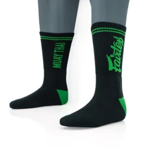 Fairtex Socks - Black/Green